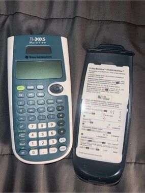 Texas Instruments TI-30XS Scientific Calculator in Teal and White